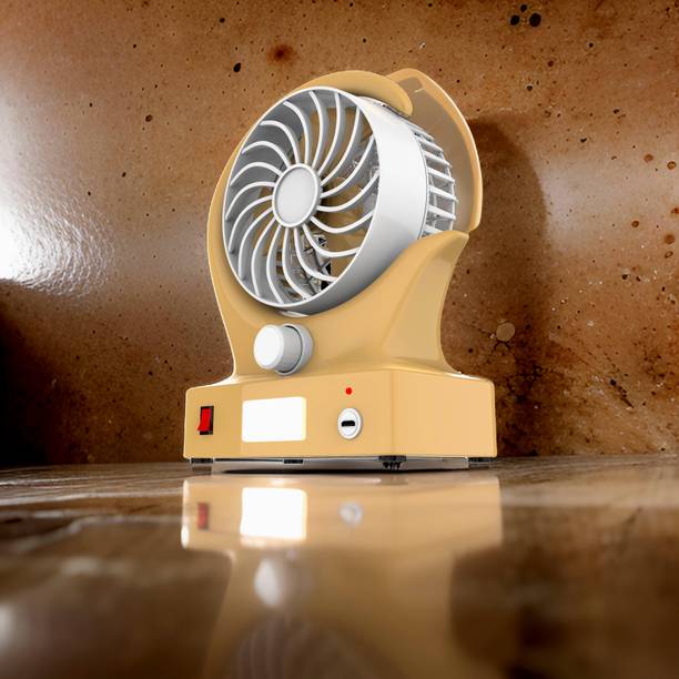 GUGGU Mini Ac Cooler Rechargeable Wind Fan Portable (USB Fan) With LED Light_QQQ139 Trendy Rechargeable Fan Light Weight Mini Fan_CL139 USB Fan