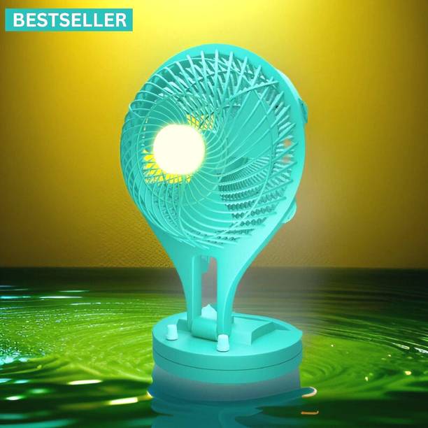 GUGGU Wave (AC Cooler) (Rechargeable USB Fan) high speed HK186 Wave ( Rechargeable Table Fan) (Mini Fan) for Home, office HK186 USB Fan