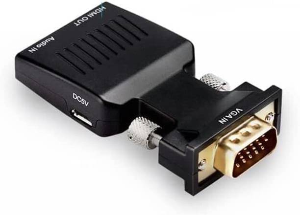 RuhZa Active Male in Female 1080p Video Dongle adapter for Computer, Laptop, Gaming Adapter