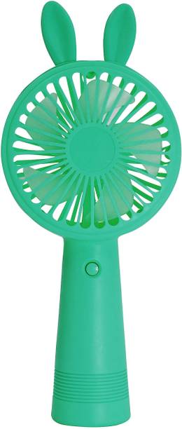 BeFunky Handheld USB Rechargeable Fan Portable USB Fan Mini Hand Fan for Home/Office/Travel - 3 Speeds, 4 Hours. Rabbit Ear Design USB Fan