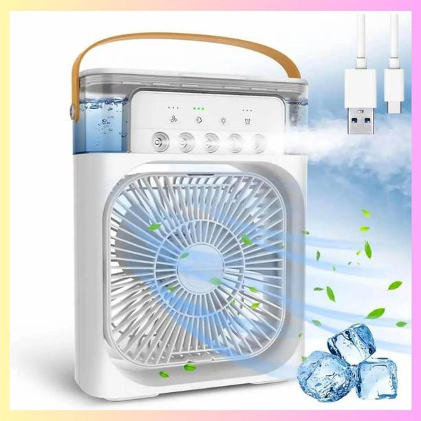 ARTIKA Portable USB Mini Air Cooler Fan with Mist Spray & 3 Speed Modes -03 Portable USB Mini Air Cooler Fan with Mist Spray & 3 Speed Modes - 03 USB Air Cooler