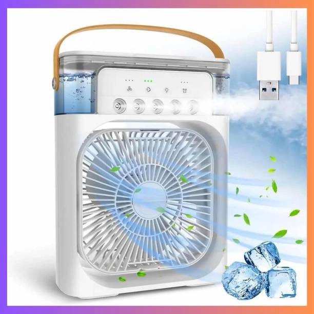 ARTIKA Portable USB Mini Air Cooler Fan with Mist Spray & 3 Speed Modes -02 Portable USB Mini Air Cooler Fan with Mist Spray & 3 Speed Modes - 02 USB Air Cooler