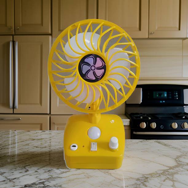 YAROH Mini Ac Cooler Rechargeable Cool Fan Portable (USB Fan) With LED Light_XXX276 Trendy Rechargeable Fan Light Weight Mini Fan_A375375 USB Fan