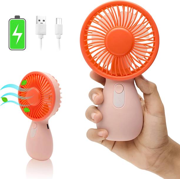 MM telecom 3 Speed USB Rechargeable Mini Portable Hand Fan Personal Fan for Men and Women 222 Rechargeable Fan