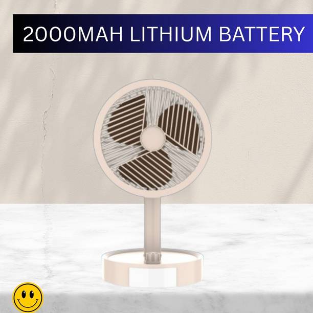 SACRO Speedy Fan, Usb Rechargeable Table Fan With high speed Fan With LED LightW22 Speedy Fan, Usb Rechargeable Table Fan With high speed Fan With LED LightW22 USB Fan