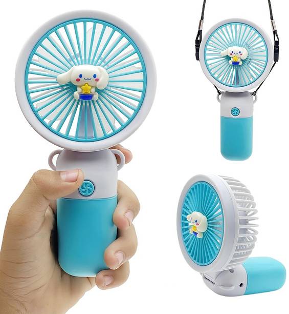 Felinar Mini Portable Fan Rechargeable USB Handheld Fan 5-Speed Adjustable Mini Portable Fan Rechargeable USB Handheld Fan in blue USB Fan
