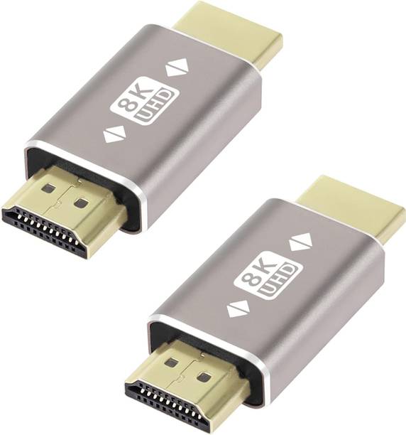 VOOCME 48Gbps HDMI to HDMI Adapter, UHD HDMI 2.1 Coupler Adapter Connector HDMI Male to Male Adapter HDMI Connector