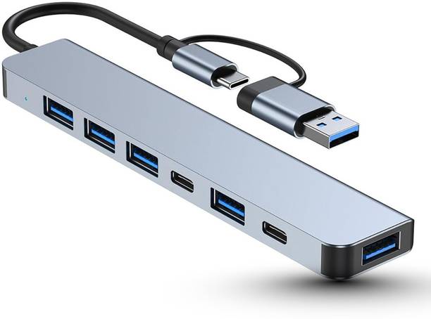 WEROX Type C USB Hub for Laptop, 7-in-1 USB C Multiport Adapter with Type C Type C USB Hub for Laptop, 7-in-1 USB C Multiport Adapter with Type C USB Hub