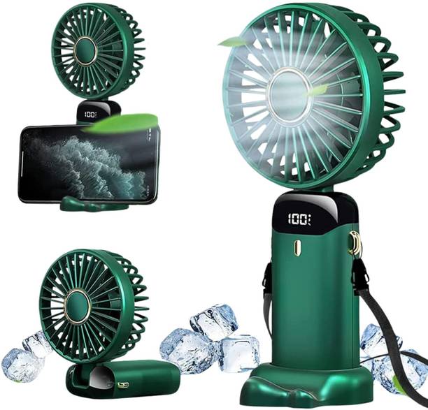 DigiPrints Portable hand fan,rechargeable fan electric for travel kitchen makeup Portable hand fan,rechargeable fan electric for travel kitchen makeup Rechargeable Fan