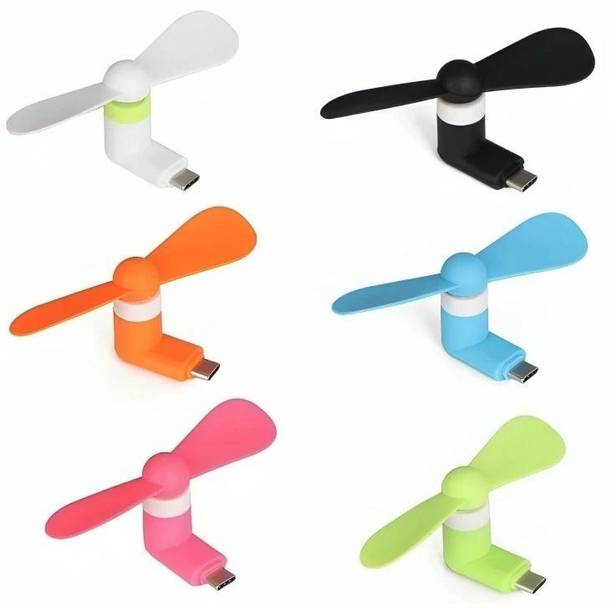 SGM Mobiles mini cooler fan usb ideal mini fan for outdoor or indoor hot weather Type‑C Plastic Fan USB Fan
