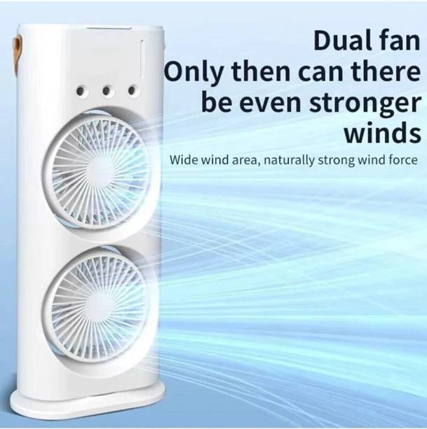 TECHNEST Double Ended Spray Fan Desk Fan with Mist Office and home Double Ended Spray Fan Desk Fan with Mist Office and home USB Air Cooler