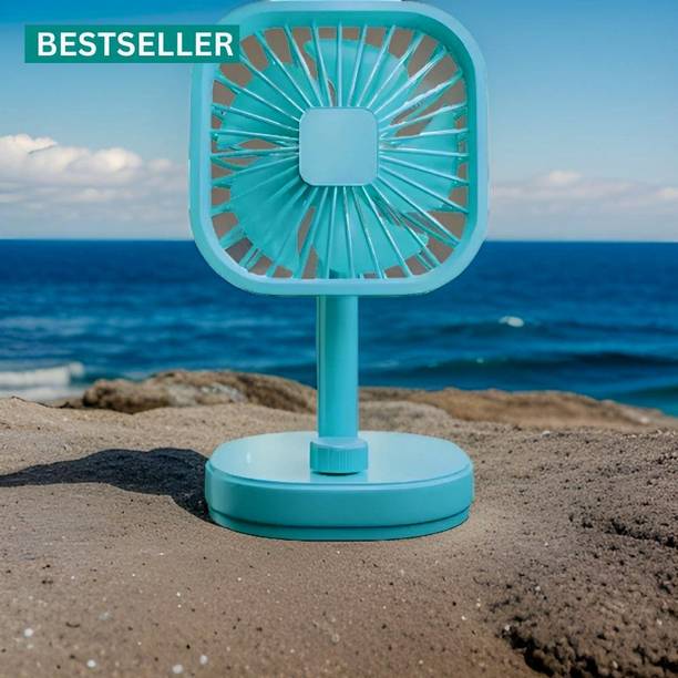 FRONY Mini Ac Cooler Rechargeable Flow Fan Portable (USB Fan) With LED Light_VVV118 Flow_Fan_2MVZ118 USB Fan