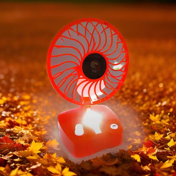 Clairbell H54_Summer Fan USB Portable Personal Fan: Quiet, 3-Speed for Home or Office H54_Cool Fan Rechargeable: Stay Cool, Stay Bright - 2-in-1 Fan & Reading Lamp! USB Fan