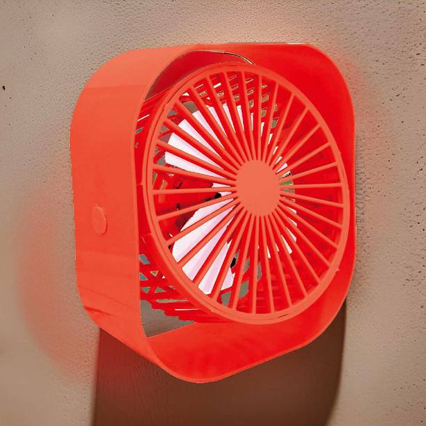 Clairbell Superior Portable USB Desk Fan with Direct Plug-In AC Cooler Mini Fan_VRQ392 Trendy (Direct Fan) Light Weight Portable Fan_AG392 USB Fan