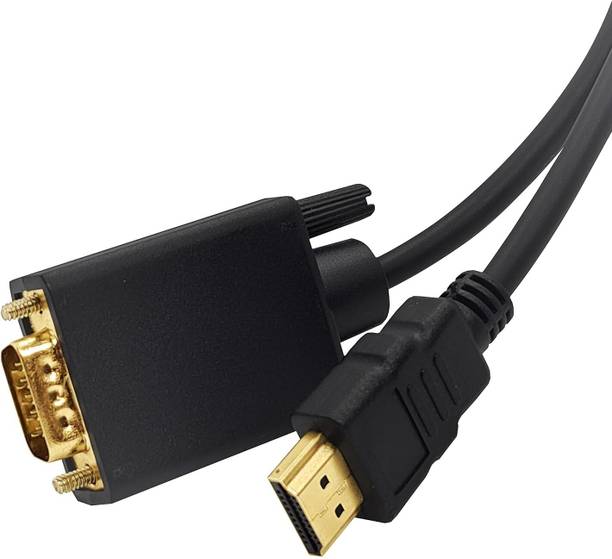 VOOCME HDMI TO VGA CABLE HDMI To (Out) VGA Cable 3.3 Feet, 1080P HD Video Cord.... Laptop Accessory