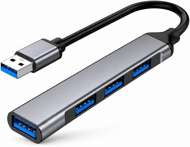 Apexmobile USB 4 in 1 OTG Connector – Fast Data & Charging USB 3.0 USB Hub (Multicolor) USB Hub