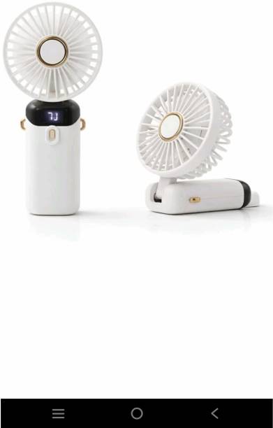 Doevia Portable Fan USB Rechargeable Fan ,Small Pocket Fan Mini Portable Hand Fan with 5 Speed & 1800 mah battery USB Fan USB Fan