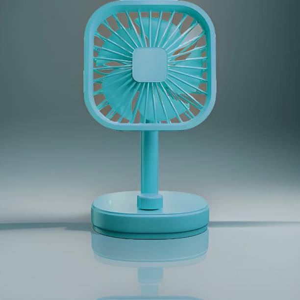 Clairbell Mini Ac Cooler Rechargeable Flow Fan Portable (USB Fan) With LED Light_GJG473 Flow_Fan_4EJX473 USB Fan