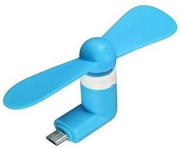 justcellz C-19 Mini USB OTG Portable Fan with Micro Pin Tablet/Android Smartphone USB Fan USB Fan