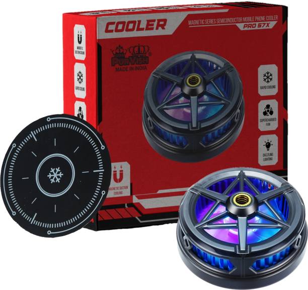 purvish All Smartphones Mobile Radiator Magnetic Series with Adhesive plate, USB Air Ergonomic Cooling Pad