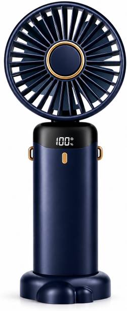 Merphin N-15 Portable Fan Rechargeable Personal Foldable Fan Digital Display 1000 mAh Battery USB Fan