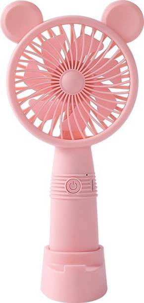 MZ M3 (RECHARGEABLE PORTABLE USB FAN) With Mobile Stand, 1200mAh Battery USB Fan