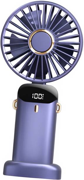 snowbudy MiniFan Rechargeable Hand-held 3-Speed fan Portable Electric Foldable Tablefan-6 Multifunctional Folding Fan Rechargeable USB Fan 3Speed Wind & Holder Function-6 Laptop Accessory, Rechargeable Fan, USB Air Cooler, USB Air Freshener, USB Fan