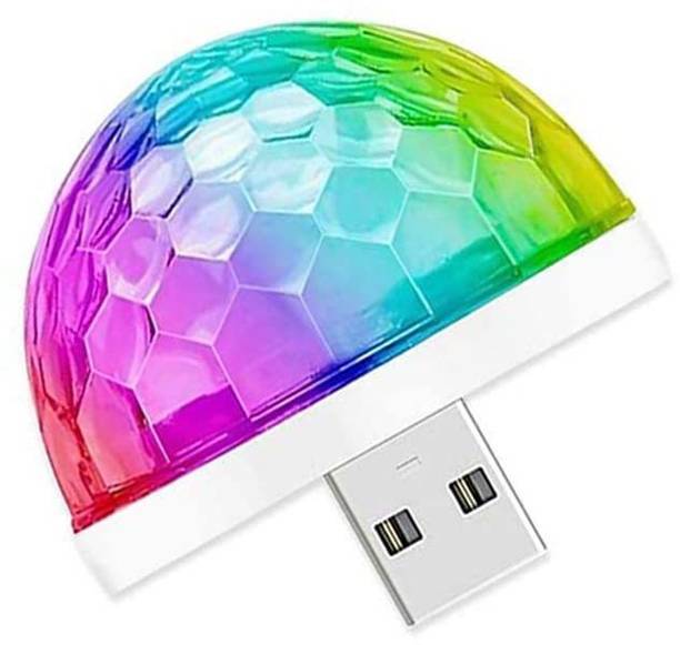 En ligne USB 4 Watts LED Magic DJ Disco Ball Bulb for Indoor Party/Diwali/Christmas/Car Smart Bulb