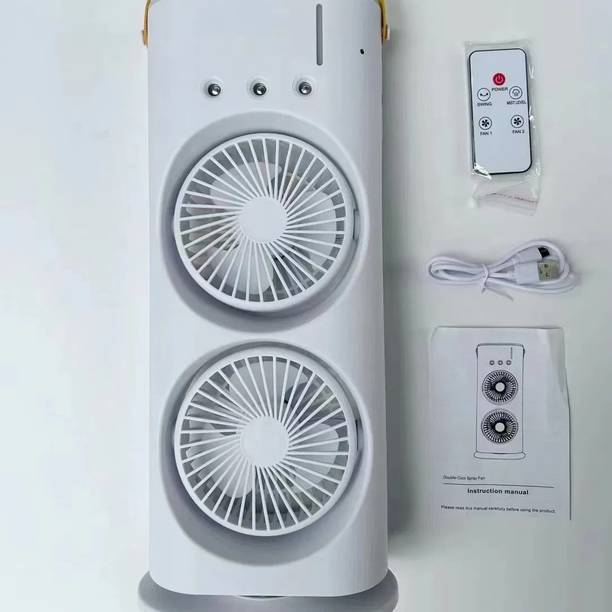 TECHEL Double Ended Spray Fan Office and home xcv10 Double Ended Spray Fan Office and home awq10 USB Fan