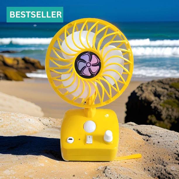 YAROH Cool Fan ( Rechargeable Table Fan) (Mini Fan) for Home, office CX46 Cool Fan (AC Cooler) (Rechargeable USB Fan) high speedCX46 USB Fan