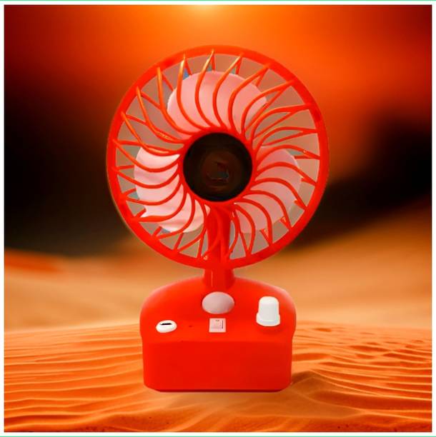 YAROH Rechargeable Mini Fan: Portable Comfort for On-the-Go Cooling 3 USB Mini Fan: Enjoy Portable Cooling Anywhere with Battery Convenience 3 USB Fan