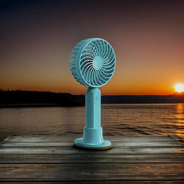 YAROH Mini Ac Cooler Charging Summer Hand Fan Portable (USB Fan) With LED Light_KKK445 Summer Fan_RA_6/6_CKG4451 USB Fan