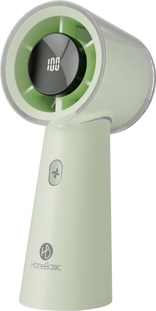 HOMEBASIC Mini Handheld Fan |10000 RPM, 100-Speed Adjustable, 3000mAh Battery | USB Rechargeable Desk Fan | Portable Cooling for Travel, Office & Outdoor USB Fan