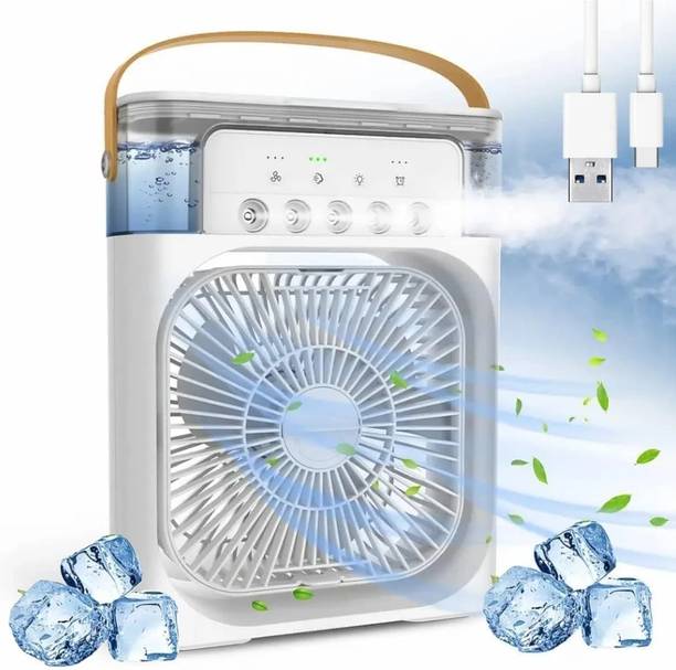 NUVASA Mini Cooler for Room Cooling AC Portable Mini Fan 3 Speeds, 3 Spray Modes Artic Cooler USB 252659 USB Air Cooler