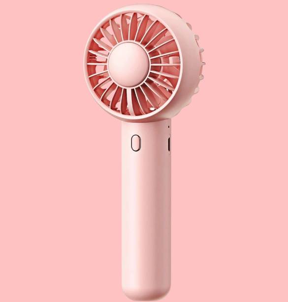 Zenvy Mini Handheld USB Fan for School College Office Travel | Random Color Mini Handheld USB Fan for School College Office Travel Rechargeable Fan