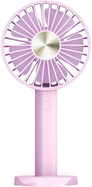 Refulgix USB Rechargeable Mini Portable Hand Fan With Noise Cancelling Design Battery Operated Personal Fan for Women USB Fan