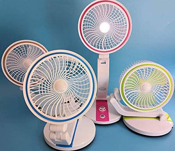 YOZO 1 Rechargeable Folding Fan with LED light Fan, USB Fan, Led Light 1 Folding Rechargeable Fan With Powerful LED Light And Multifunction Foldable USB Fan, Rechargeable Fan