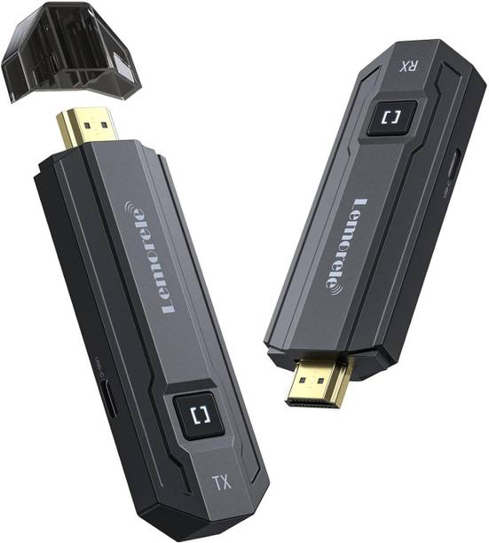 Lemorele Wireless HDMI Transmitter and Receiver Kit Support 1080P@60Hz HD Transmit P20 HDMI Connector