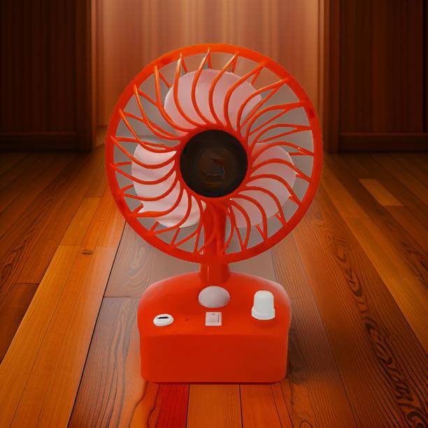 Clairbell Mini Ac Cooler Rechargeable Cool Fan Portable (USB Fan) With LED Light_MPE412 Trendy Rechargeable Fan Light Weight Mini Fan_CC412 USB Fan
