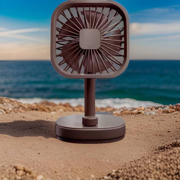 Clairbell Mini Ac Cooler Rechargeable Flow Fan Portable (USB Fan) With LED Light_LOL468 Flow_Fan_4ZOS468 USB Fan