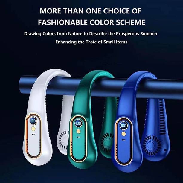 Wristkart Neck Fan Bladeless Speeds Battery Operated Personal NF94 Neck Fan Bladeless Speeds Battery Operated Personal NF94 USB Fan