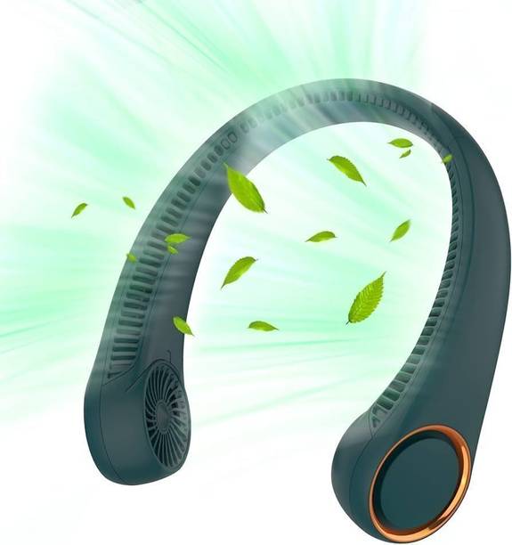 Wristkart Neck Fan Bladeless Speeds Battery Operated Personal NF74 Neck Fan Bladeless Speeds Battery Operated Personal NF74 USB Fan