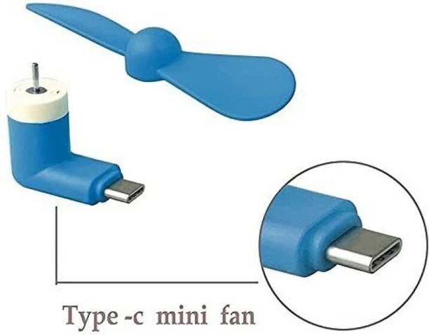 SGM Type-C Personal USB Mini Fan 16 for Android Cell Phones USB mini Fan Type-C portable mini fan 16 usb OTG adaptor gadget for all mobiles USB Fan