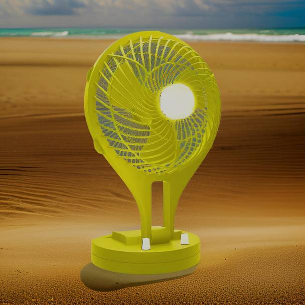 FRONY Mini Ac Cooler Rechargeable Wave Fan Portable (USB Fan) With LED Light_CEA367 Trendy Rechargeable Fan Light Weight Mini Fan_AC367 USB Fan