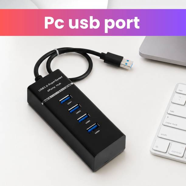 YAROH USB Hub 3.0, 4-Port High-Speed Data Expansion Hub for Laptop DC423 USB Hub 3.0, 4-Port High-Speed Data Expansion Hub for Laptop DC423 USB Hub