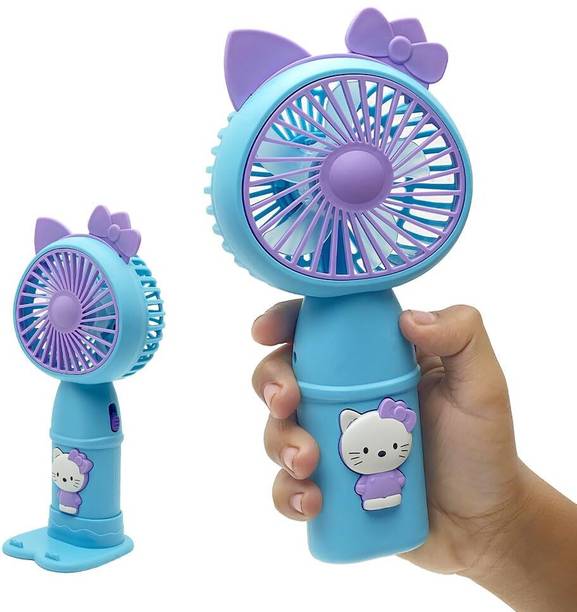 Felinar FELINAR Portable Mini Hand Fan with Stand, 2 Speed Settings, USB Rechargeable Portable Mini Hand Fan with Stand, 2 Speed Settings, USBRechargeable Lightweight USB Fan, Rechargeable Fan