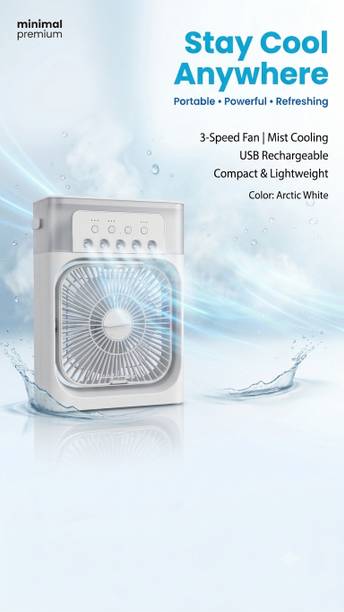 Bhagwati Traders portable USB cooling fan fan white 01 USB Air Cooler