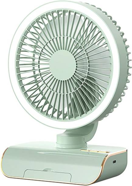 VASANT 360° Rotate Personal Cooling Fan for Home Office Portable Travel USB Rechargeabl Handheld Lightweight Rechargeable Mini Battery Operated Personal USB Fan