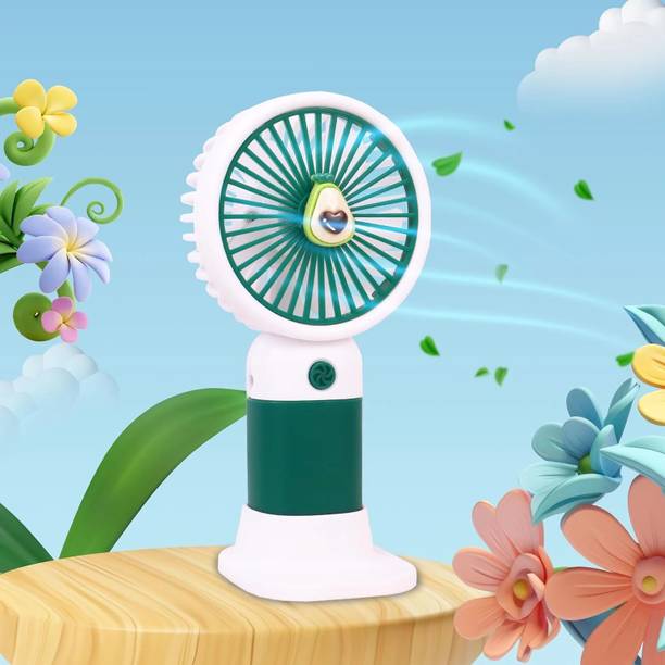 ARHAZ Mini Avocado Cartoon Portable USB Rechargeable Handheld Fan for Kids & Adults Mini Avocado Cartoon Portable USB Rechargeable Handheld Fan for Kids & Adults USB Fan