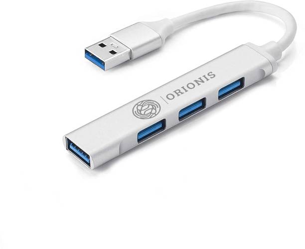 Orionis 4-in-1 USB Hub | USB 3.0 Hub | USB 3.0 + USB 2.0 Ports |Multiport Hub | USB Hub OR-HUB-4IN1 USB Hub